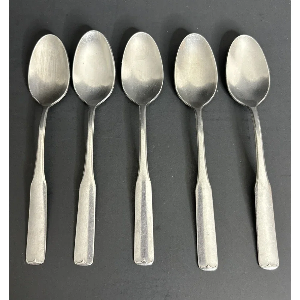 34 International Colonial Scroll Pieces Stainless Mark II Forks Knives Spoons